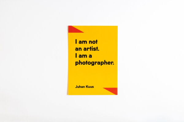 Postkaart: Juhan Kuus. Photographer