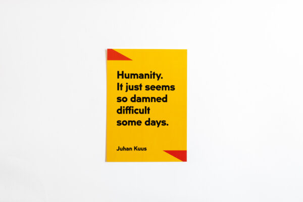 Postkaart: Juhan Kuus. Humanity