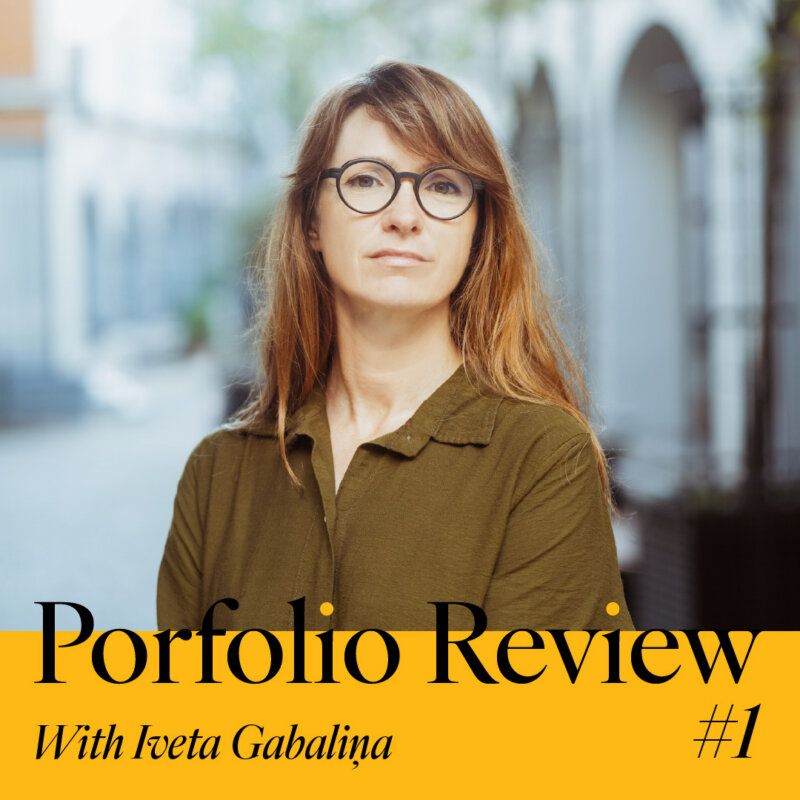 Portfolio review with IVETA GABALINA  #1 – Saturday, 07.09.2024 at 10 -10.30 am