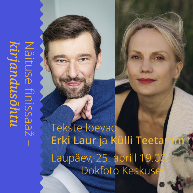 Näituse finissaaž — kirjandusõhtu, 25 aprill kl 19.00