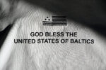 Unisex T-särk: God Bless The United States of Baltics (White)