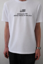 Unisex T-särk: God Bless The United States of Baltics (White)